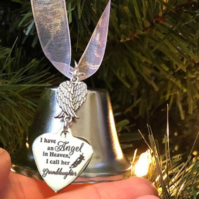 Božićno obiteljsko komemorativno zvono Božićna krila anđela Zvona najboljih želja Vjenčanje Kućno božićno drvce Dekoracija kućnog ukrasa Rukotvorine