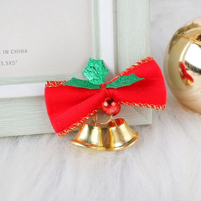 1/10PC Božićno drvce Mašna Lanena Mašna Zvono Vintage Vrpca Čvor za božićne/svadbene ukrase Zvono Dekoracija kućnog vrta