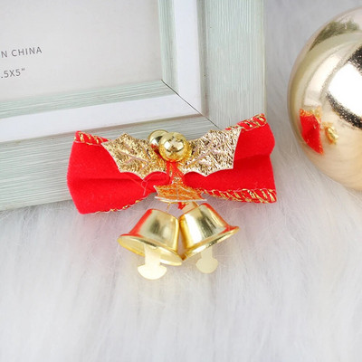 1/10PC Božićno drvce Mašna Lanena Mašna Zvono Vintage Vrpca Čvor za božićne/svadbene ukrase Zvono Dekoracija kućnog vrta