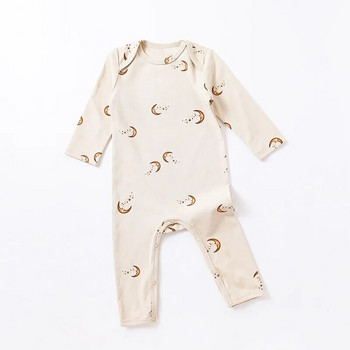 0-24M гащеризон за новородено бебе, дрехи за момче, момичета, пролетен гащеризон с дълъг ръкав, памучно облекло за новородено, сладко, сладко облекло