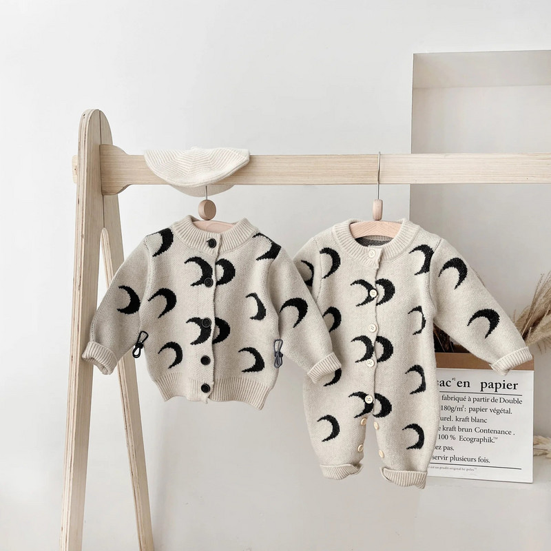 0-24M naujagimiui, berniukui, mergaitei, žieminiai drabužiai, megzti megztiniai kūdikiams, storas, šiltas kombinezonas ilgomis rankovėmis, trikotažo apranga