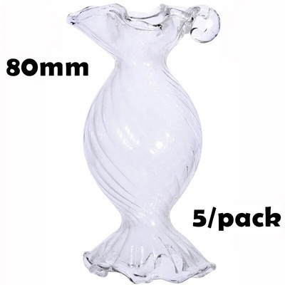 Akció - 5 db x barkácsolható, festhető otthoni esküvői karácsonyi dekoráció díszgolyó 50 mm-es üveg tojás