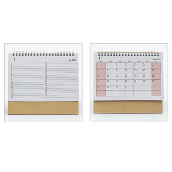 Desk Calendar 2024 Standing Flip Calendar Χοντρό χαρτί Year Standing Desk Calendar 2024 For Home Office School Dropship