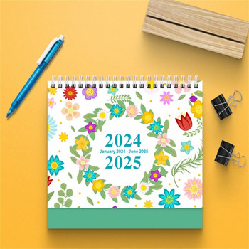 2024 Английски Creative Simple Настолен календар 18 месеца 365 дни Стенен джобен календар Голям настолен календар 2022 Weird Calendar 2022