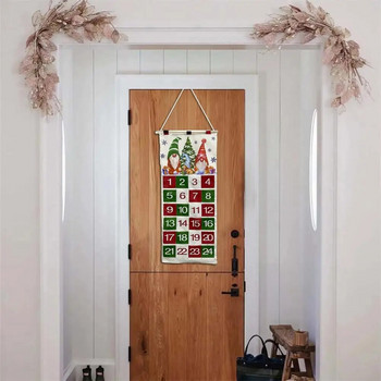 Триизмерна кола с елен на Дядо Коледа, дървена врата, ъглови стикери, рамка на вратата, празнична декорация, стикери за стена