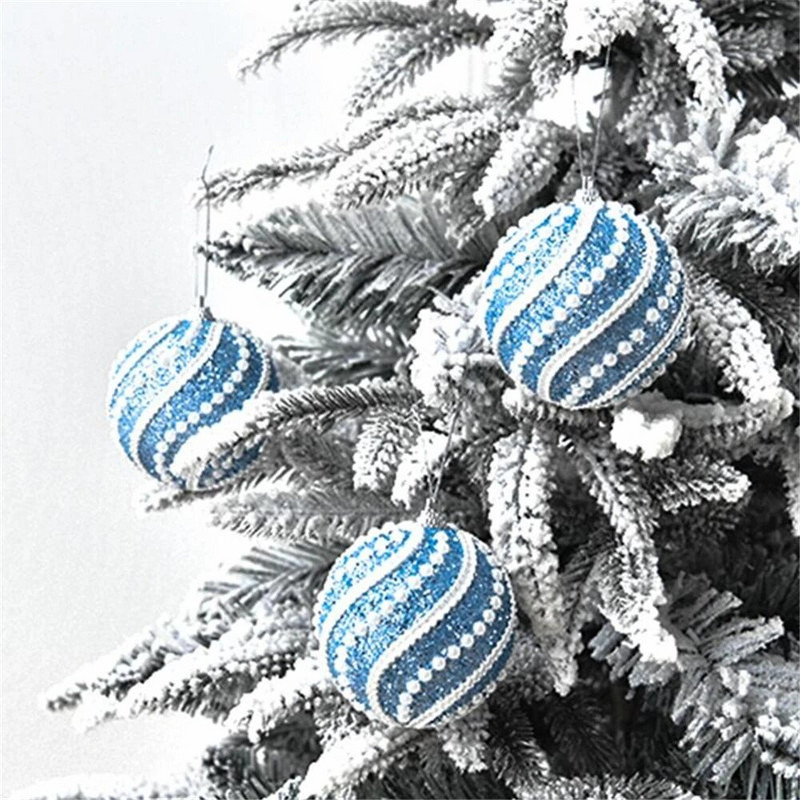 Božićne kuglice za božićno drvce od 5 komada 5 kuglica u boji 8 cm božićni ukrasi kuglice privjesak ružičaste kuglice