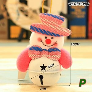 DIY božićna metalna kugla zvončići ornament party božićno drvce ukras Djed Božićnjak los snjegović rukotvorine privjesak