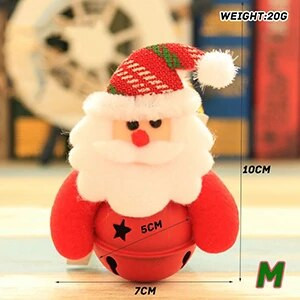 DIY božićna metalna kugla zvončići ornament party božićno drvce ukras Djed Božićnjak los snjegović rukotvorine privjesak