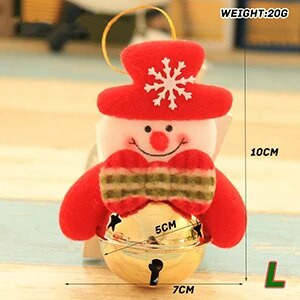 DIY božićna metalna kugla zvončići ornament party božićno drvce ukras Djed Božićnjak los snjegović rukotvorine privjesak