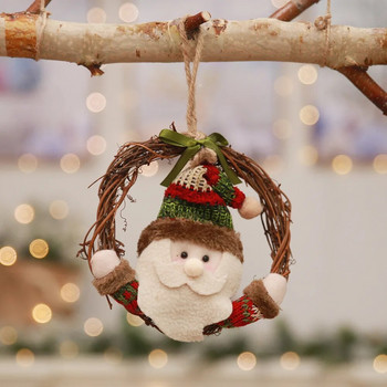 Красиви звънтящи камбанки Мече Коледна украса за парти Висулки Направи си сам Занаяти Орнаменти за коледно дърво Малък дом Детски подарък Noel Decor