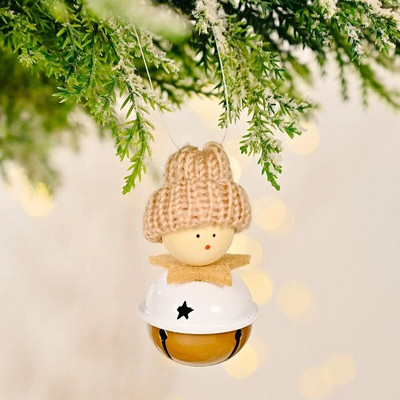 Prekrasna zvončića Medvjedić Božićni ukrasi za zabavu Privjesci DIY rukotvorine Božićni ukrasi za drvce Mali dom Dječji dar Noel Decor