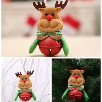 Prekrasna zvončića Medvjedić Božićni ukrasi za zabavu Privjesci DIY rukotvorine Božićni ukrasi za drvce Mali dom Dječji dar Noel Decor