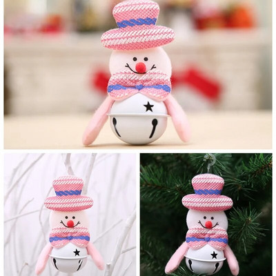 Prekrasna zvončića Medvjedić Božićni ukrasi za zabavu Privjesci DIY rukotvorine Božićni ukrasi za drvce Mali dom Dječji dar Noel Decor