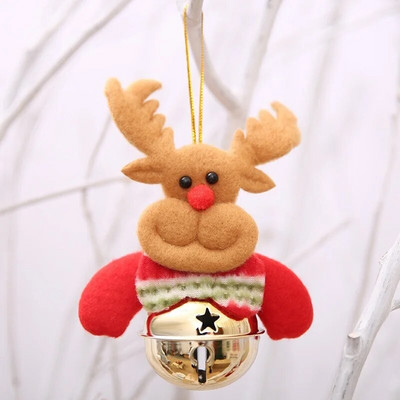 Prekrasna zvončića Medvjedić Božićni ukrasi za zabavu Privjesci DIY rukotvorine Božićni ukrasi za drvce Mali dom Dječji dar Noel Decor
