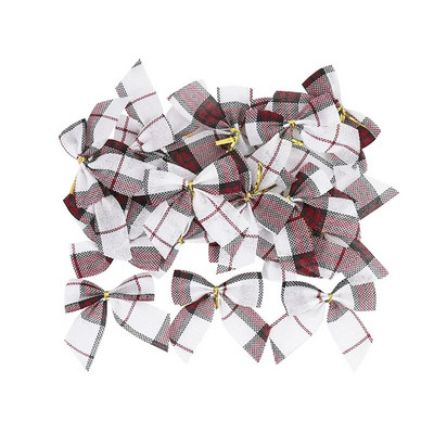 20/10kom lanene božićne mašne ukrasi božićno drvce viseći ukrasi mašna za božićni vijenac Nova godina 2024 Navidad darovi mašna