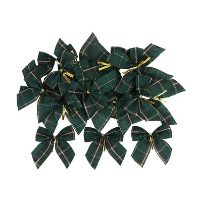 20/10kom lanene božićne mašne ukrasi božićno drvce viseći ukrasi mašna za božićni vijenac Nova godina 2024 Navidad darovi mašna