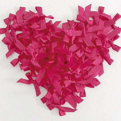 50-200 бр. Лъкове от сатенена панделка Малка панделка с възел Лък Цветя Занаяти Декорация Ръчна работа Направи си сам Парти Сватба Рожден ден Панделки Вратовръзки Декор