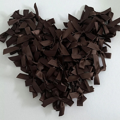 50-200 бр. Лъкове от сатенена панделка Малка панделка с възел Лък Цветя Занаяти Декорация Ръчна работа Направи си сам Парти Сватба Рожден ден Панделки Вратовръзки Декор