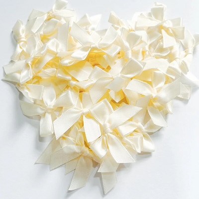 50-200 бр. Лъкове от сатенена панделка Малка панделка с възел Лък Цветя Занаяти Декорация Ръчна работа Направи си сам Парти Сватба Рожден ден Панделки Вратовръзки Декор