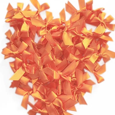 50-200 бр. Лъкове от сатенена панделка Малка панделка с възел Лък Цветя Занаяти Декорация Ръчна работа Направи си сам Парти Сватба Рожден ден Панделки Вратовръзки Декор