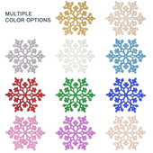 10 db 10 cm-es műanyag csillogó hópehely karácsonyi díszek medál karácsonyfa dekoratív függő hópehely Navidad party dekorok