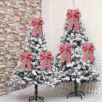 Λινό Χριστουγεννιάτικο Διακοσμητικό Φιόγκο Διακόσμηση Χριστουγεννιάτικου Δέντρου Διακοσμήσεις Πρωτοχρονιάς Χειροποίητοι φιόγκοι δώρου μπορούν να προσαρμοστούν