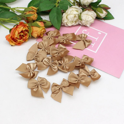 50 kom Ručne satenske vrpce Mašne Potrepštine za rukotvorine Dekoracija vjenčanja Pakiranje poklona Mašnice Šivanje pokrivala za glavu za rukotvorine DIY Božić