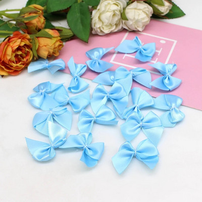 50 kom Ručne satenske vrpce Mašne Potrepštine za rukotvorine Dekoracija vjenčanja Pakiranje poklona Mašnice Šivanje pokrivala za glavu za rukotvorine DIY Božić