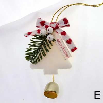 Új karácsonyi kellékek Ablak dekoráció Karácsonyfa dekoráció Dísz dekor Év Lóg Új karácsonyi harangok medál Y3q1