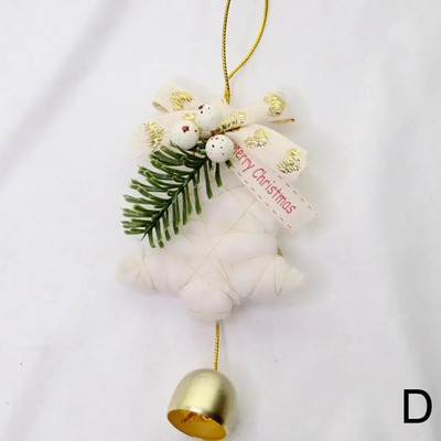 Új karácsonyi kellékek Ablak dekoráció Karácsonyfa dekoráció Dísz dekor Év Lóg Új karácsonyi harangok medál Y3q1