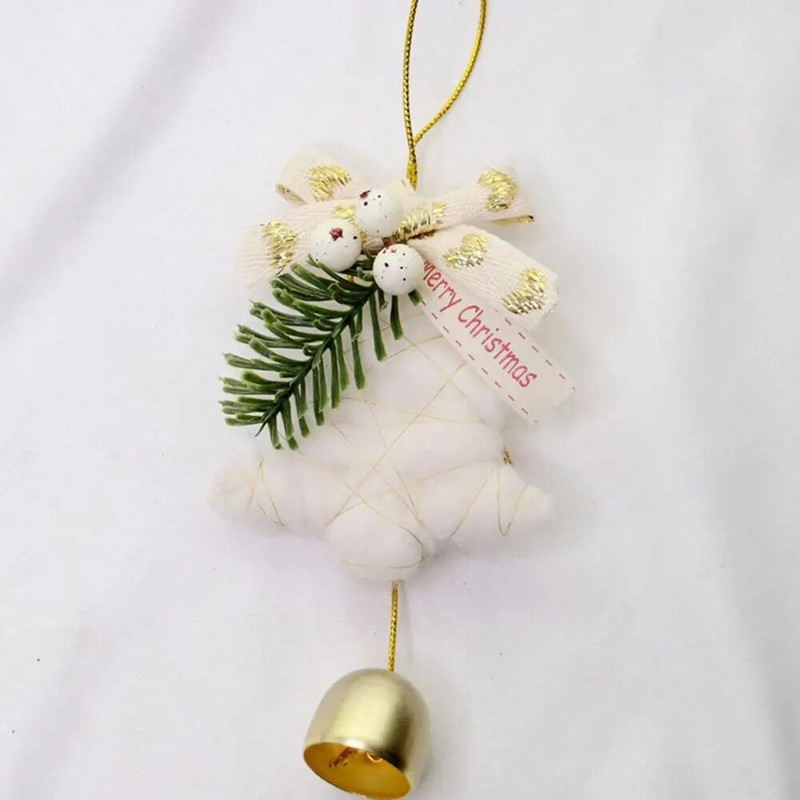 Új karácsonyi kellékek Ablak dekoráció Karácsonyfa dekoráció Dísz dekor Év Lóg Új karácsonyi harangok medál Y3q1