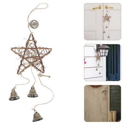 1Gb Fortune Bell Kulons Metāla zvana kulons Mājas dārzam Piekarināms zvana kulons