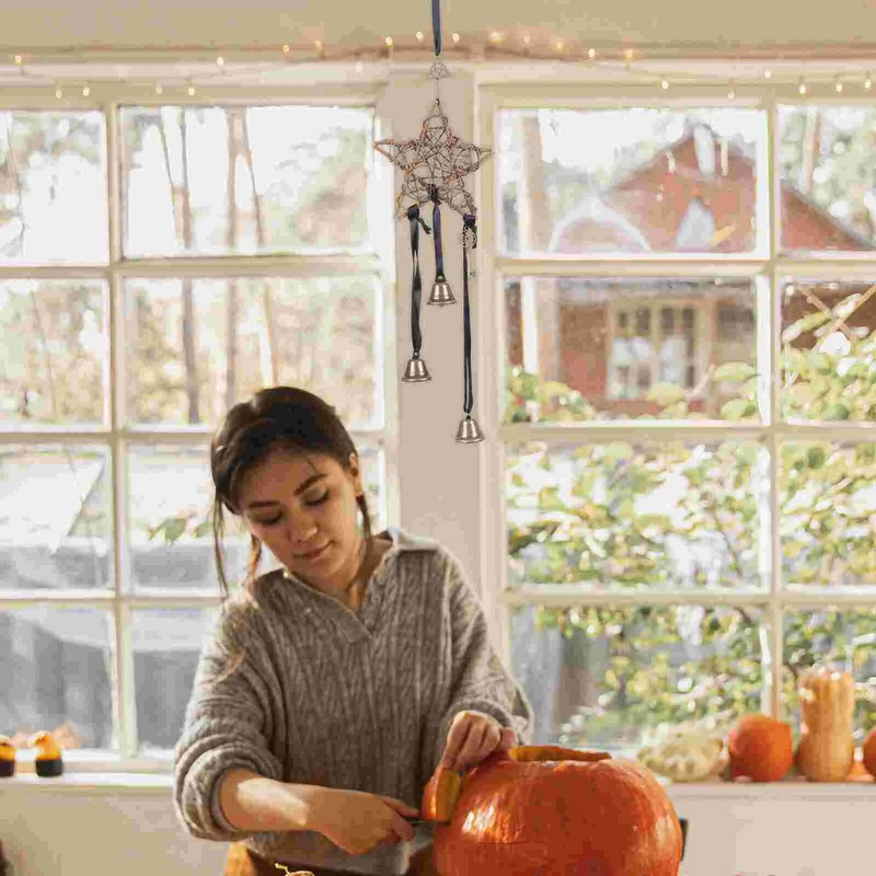 1Gb Fortune Bell Kulons Metāla zvana kulons Mājas dārzam Piekarināms zvana kulons