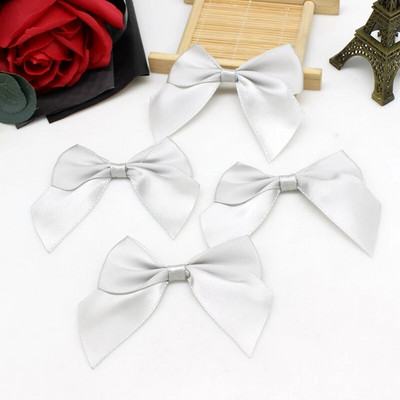 20/50 KOM 65*65 mm mašne od satenske vrpce Ukrasne mašne za pakiranja za rukotvorine Mali cvijet umotani s mašnom za ukras Ručni rad DIY