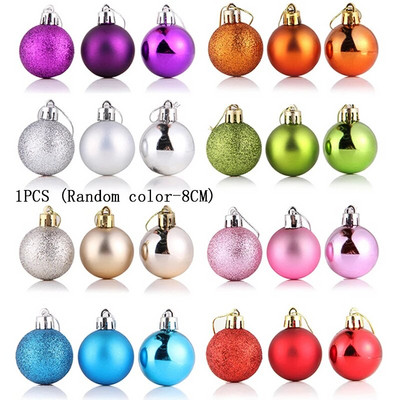 Jõulupallid Jõulupuukaunistused Jõulukaunistused 3cm/4cm/6cm/8cm Polüstüreenpall USA Uusaastakingitused Avaleht