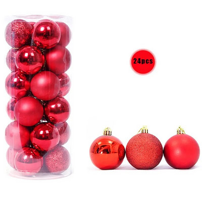 Jõulupallid Jõulupuukaunistused Jõulukaunistused 3cm/4cm/6cm/8cm Polüstüreenpall USA Uusaastakingitused Avaleht