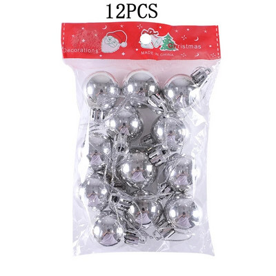 Jõulupallid Jõulupuukaunistused Jõulukaunistused 3cm/4cm/6cm/8cm Polüstüreenpall USA Uusaastakingitused Avaleht