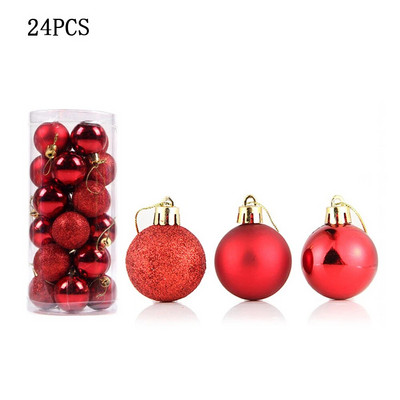 Jõulupallid Jõulupuukaunistused Jõulukaunistused 3cm/4cm/6cm/8cm Polüstüreenpall USA Uusaastakingitused Avaleht