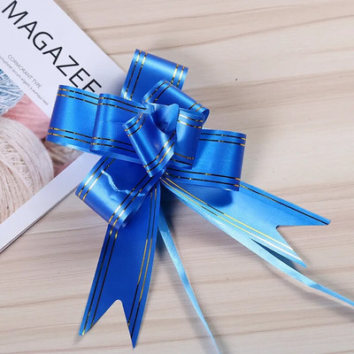 10gab Vienkrāsaina bantīte Ziemassvētku dāvanu iesaiņošana Ziedu Bow Bowknot Natal Noel Navidad loki amatniecības kāzu auto dekorēšanai