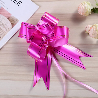 10gab Vienkrāsaina bantīte Ziemassvētku dāvanu iesaiņošana Ziedu Bow Bowknot Natal Noel Navidad loki amatniecības kāzu auto dekorēšanai