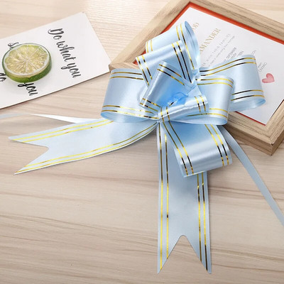 10gab Vienkrāsaina bantīte Ziemassvētku dāvanu iesaiņošana Ziedu Bow Bowknot Natal Noel Navidad loki amatniecības kāzu auto dekorēšanai