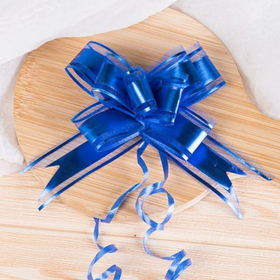 10gab Vienkrāsaina bantīte Ziemassvētku dāvanu iesaiņošana Ziedu Bow Bowknot Natal Noel Navidad loki amatniecības kāzu auto dekorēšanai