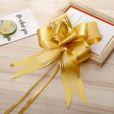 10gab Vienkrāsaina bantīte Ziemassvētku dāvanu iesaiņošana Ziedu Bow Bowknot Natal Noel Navidad loki amatniecības kāzu auto dekorēšanai