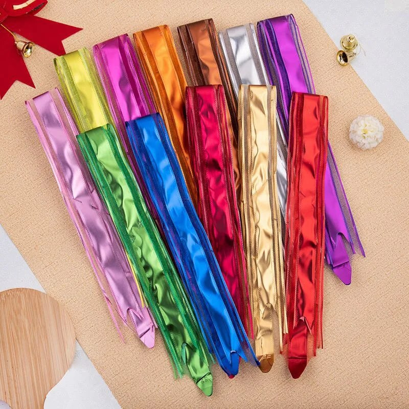 10gab Vienkrāsaina bantīte Ziemassvētku dāvanu iesaiņošana Ziedu Bow Bowknot Natal Noel Navidad loki amatniecības kāzu auto dekorēšanai