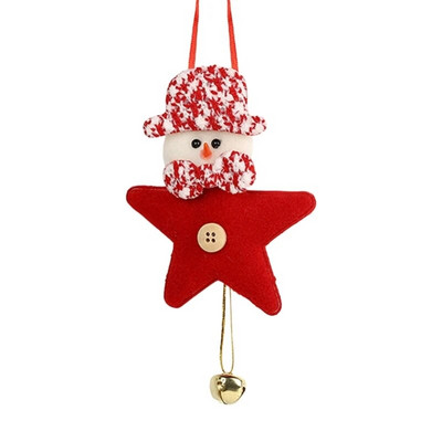Ziemassvētku dekoratīvie zvani Ziemassvētku rotājumu eglītes iekarināmie dekori Jaungada dāvana