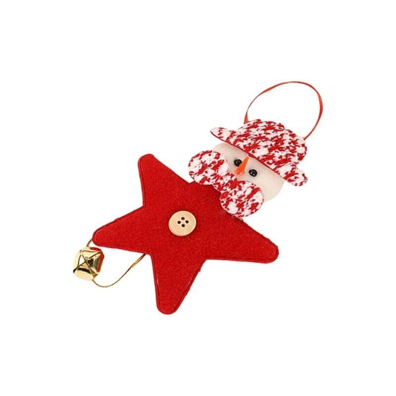 Ziemassvētku dekoratīvie zvani Ziemassvētku rotājumu eglītes iekarināmie dekori Jaungada dāvana