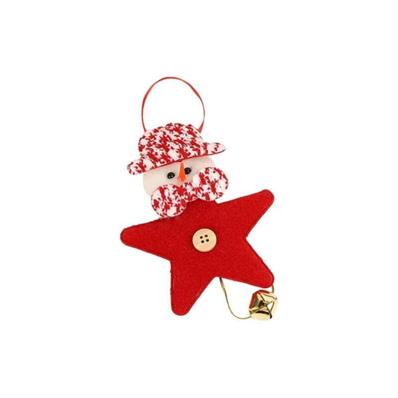 Ziemassvētku dekoratīvie zvani Ziemassvētku rotājumu eglītes iekarināmie dekori Jaungada dāvana