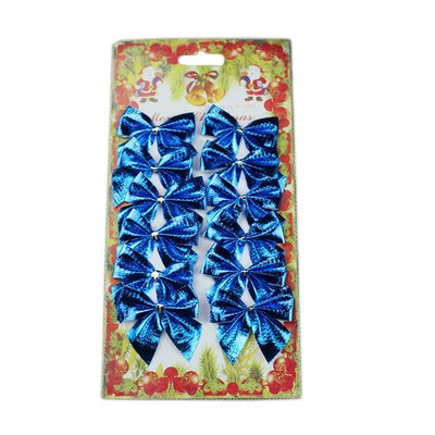 12Pcs 5cm Mašna Božićni ukrasi Božićno drvce Privjesak Ornament za uređenje doma Navidad Nova godina Party 2024 DIY Dodaci za darove