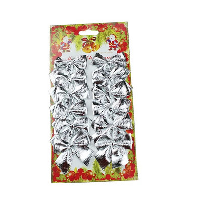 12Pcs 5cm Mašna Božićni ukrasi Božićno drvce Privjesak Ornament za uređenje doma Navidad Nova godina Party 2024 DIY Dodaci za darove