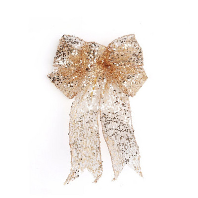 Karácsonyi szalag csípős nagy vászon csokor karácsonyfadísz csokor függő függő karácsonyi parti díszek